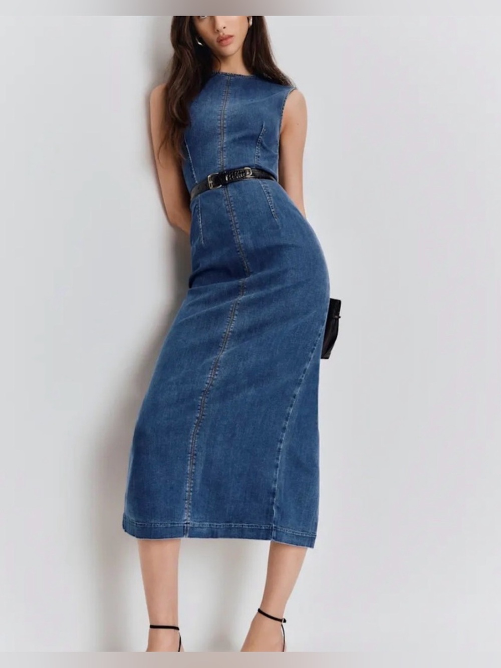 Reformation Kendi Denim Dress
